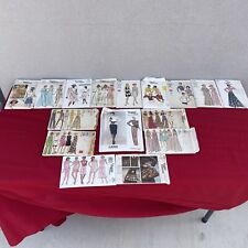 Group Lot Of 16 Vintage Vogue Women’s Clothing Patterns picture