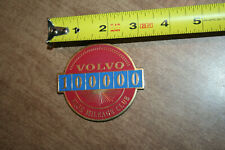 Genuine Volvo High Mileage Club Badge 100K 100,000 New Style See Pix picture