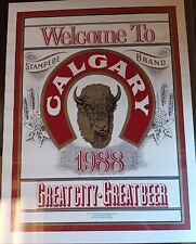 Welcome To Calgary Beer 1988 Dusty's Barn Dance & Saloon Great City Great Beer  picture
