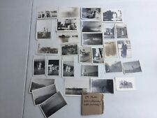 Lot of 29 WWII and Post WWII Photos US Navy Trinidad Cuba USN Shore Patrol B&W picture