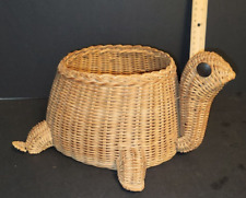 Vintage Wicker Turtle Basket picture