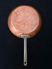 VINTAGE CORDON BLEU No.28 Hammered Copper Saute Skillet Pan France picture
