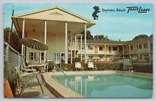 Postcard Daytona Beach Trave Lodge Swimming Pool picture