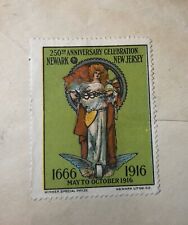 1916 250TH ANNIVERSARY STAMP OF NEWARK NEW JERSEY ON ENVELOPE picture