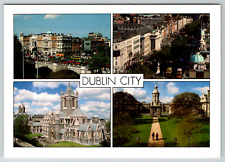 1980s Dublin City Ireland Postcard Vintage Postcard picture