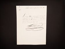 Pierre Augereau - Autograph Letter Signed with Certificate - Louisiana picture