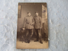 WWI Imperial German Army Photo Post Card 2 Brothers Enlisted Soldiers 1915 WW1 picture