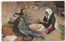 Women at the Mill, Jerusalem Lithograph Unposted Postcard picture