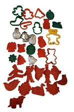 Huge Assorted Holiday Christmas Cookie Cutters - Lot of 33 picture
