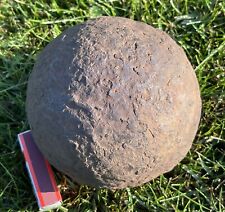 CANNON BALL VERY OLD SOLID ORIGINAL 4.50inch/ 10,5cm , 11,5.lb/5.1kg. picture