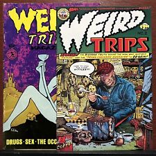 Weird Trips #1 & #2 Kitchen Sink 1978 Underground Comix Ed Gein Joel Beck OOP 👀 picture