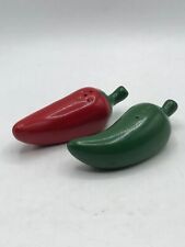 Chili Pepper Big Salt And Pepper Shaker Set Shakers picture