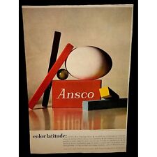 Ansco Vintage Print Ad Anscochrome Color Film Irving Penn Photo Still Life 1961 picture