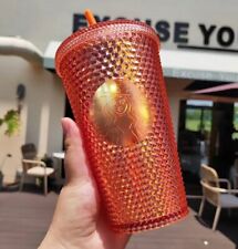 NEW 2022 Starbucks Shiny Diamond Studded Tumbler Grande Cold Cup 475ml Gift picture