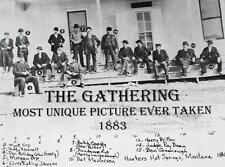OLD WEST 1883 The Gathering Wyatt Earp Butch Cassidy NOVELTY POSTER 11