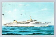 SS Oceanic Luxury Liner, Panamanian Registry, Ship Vintage c1968 Postcard picture