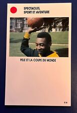 FOOTBALL STAR LE ROI PEELED BRZIL VERY RARE ROOKIE CARD FRENCH 1987 EDITION picture