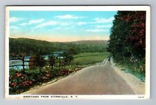 Stormville NY-New York, Scenic Greetings Vintage Souvenir Postcard picture