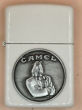 Rare 1995 Camel Joe Emblem White Zippo Lighter NEW picture