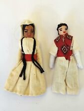 Beautiful Handcrafted Latin American Cloth Doll Man And Woman 4.5