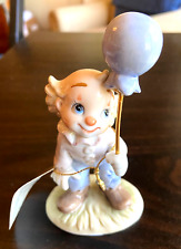 Vintage 1986 Lefton Sevilla By Andy Sebastian Clown Figure With Balloon Pastel picture