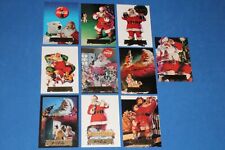 1994 COCA COLA SERIES 2 INSERT 10 CARD SET S11-S20 COLLECT-A-CARD SANTA SUBSET picture