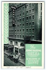 c1960's The John P. Harding Hotel Exterior Roadside Chicago Illinois IL Postcard picture