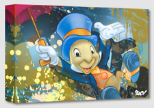 Disney Fine Art Treasures On Canvas Collection Jiminy Cricket-ARCY  picture