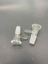 2Pcs Glass Bowl 14mm Premium Classic  Funnel Slide Tobacco Smoking Water  Bong picture