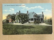 Postcard Willimantic CT Connecticut Dr. Masons Hospital Windham County Vintage picture