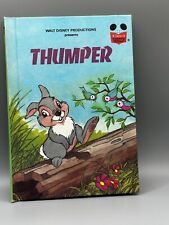Vtg THUMPER Disney 1982 Wonderful World Of Reading Book Club Edition Hardcover picture