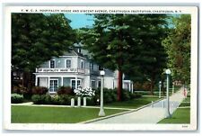 c1920 YWCA Hospitality House Building Road View Chautauqua New York NY Postcard picture