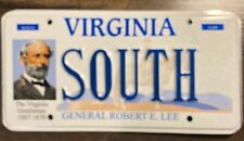 Exp Virginia Personalized Vanity License Plate Va DMV RE LEE Robert E SOUTH  CSA picture