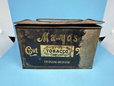 VINTAGE MAYO'S TOBACCO TIN WITH HANDLE LUNCH BOX STYLE picture