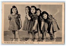 1938 The Dionne Quintuplets At Callander Ontario Canada Posted Vintage Postcard picture