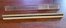 Vintage A W Faber Castell 883-Z2 Triangle Ruler With Clear Case Made in Germany picture