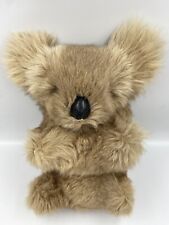 Large Vintage 1970s Koala Bear Plush Toy Real Kangaroo Fur, Australian Animal picture