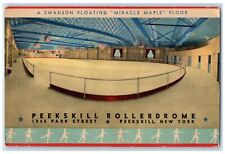 c1940's Peekskill Rollerdrome Roller Skating View Peekskill New York NY Postcard picture