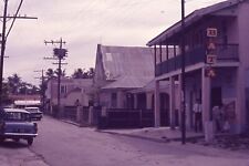 Vintage Photo Slide 35mm 1963 Jamaican Street View picture