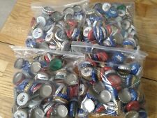 600 Beer Caps Mixed Dented 3 Pounds Bulk Lot Crafts Dented Fresh Off The Bar picture