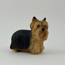 Vintage Yorkshire Terrier Yorkie Puppy Dog Resin Figurine Long Haired picture