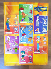 Digimon Authentic Licensed 2000 Vintage Poster picture