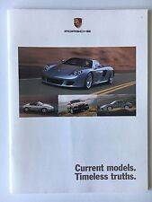 2003 Porsche Softcover Sales Booklet 