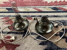 Two Antique Brass Lamps picture