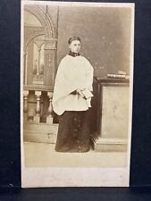 Early antique cdv photo man with sideburns by L. Caldesi London picture