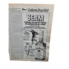 1976 Jim Beam Ripleys Believe It Or Not Original Ad Vintage picture