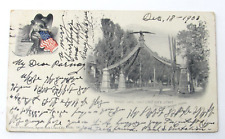 Salt Lake City Utah - Eagle Gate 1903 Postcard Armenian Writing on Front Mormon picture