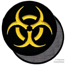 BIOHAZARD nuclear embroidered PATCH ZOMBIE BLACK emblem w VELCRO® Brand Fastener picture