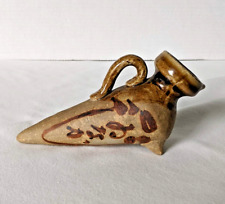 Sake Warmer Pitcher Tokkuri Vintage Japanese Stoneware Ceramic Handmade picture