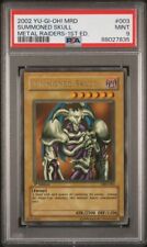 Yugioh Summoned Skull MRD-003 1st Edition FADED PSA 9 Mint picture
